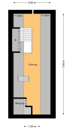 Plattegrond - Van Roijensweg 17, 7691 BP Bergentheim - Tweede verdieping Deel 1.jpg